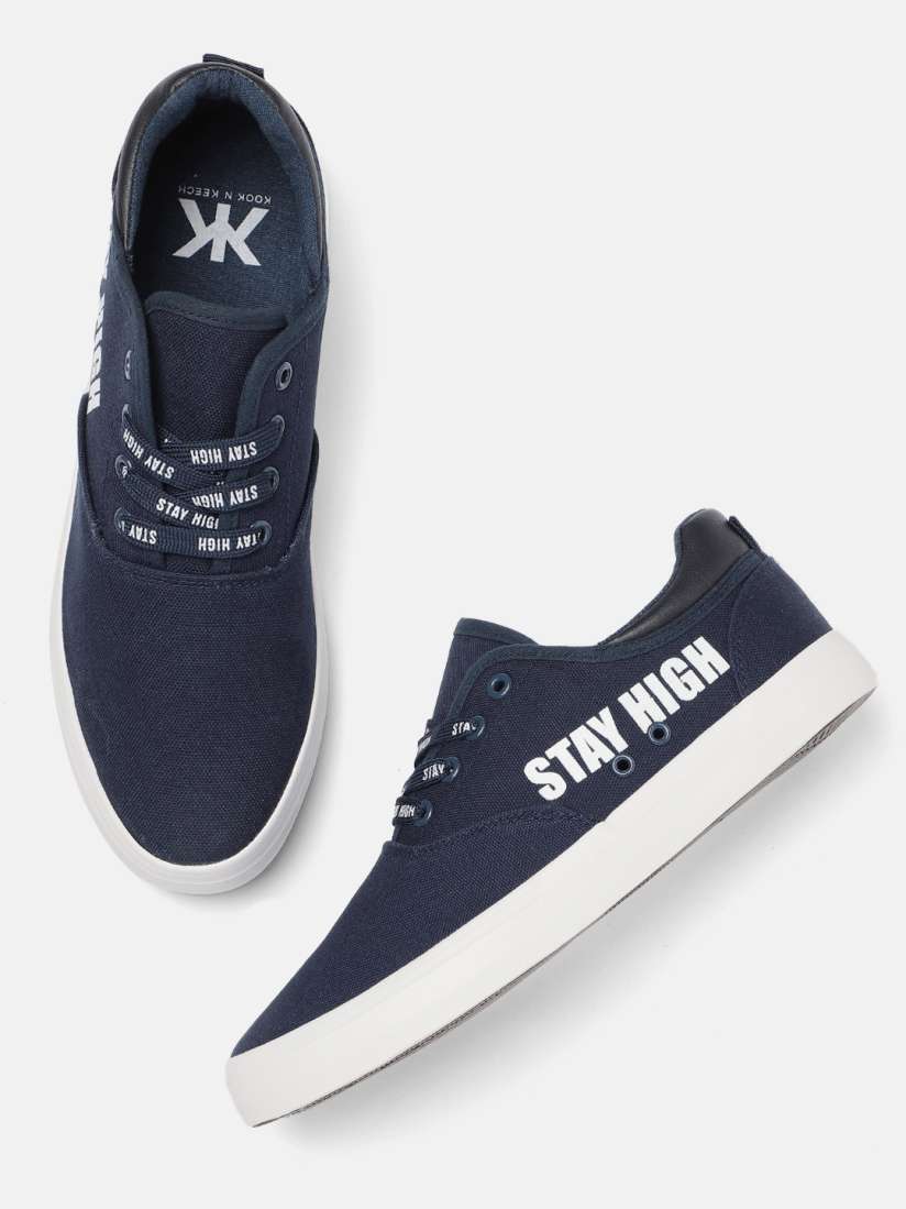 Buy Kook N Keech Men Navy Blue Sneakers Casual Shoes for Men 8908655 Myntra