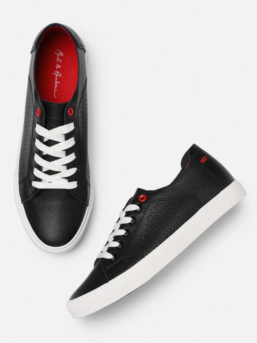 Buy Mast Harbour Men Black Sneakers Casual Shoes for Men 8908731 Myntra