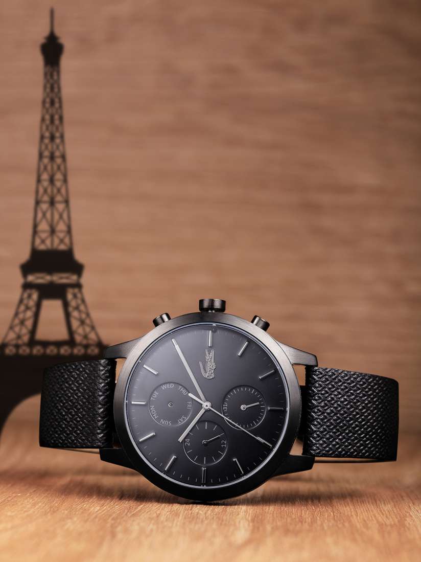Lacoste 12.12 watch black and blue online