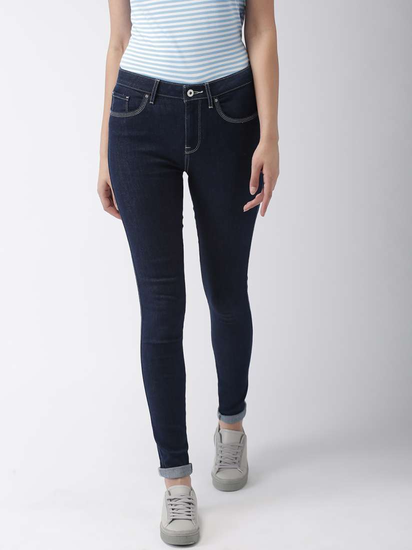 Buy Tommy Hilfiger Women Blue Skinny Fit Mid Rise Clean Look Stretchable Como Jegging Jeans Jeans for Women 8918045 Myntra