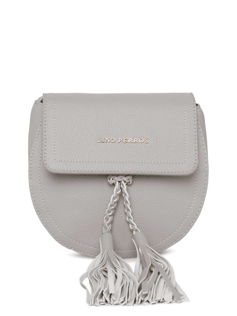 Buy Lino Perros Grey Solid Sling Bag Handbags for Women 8920529 Myntra