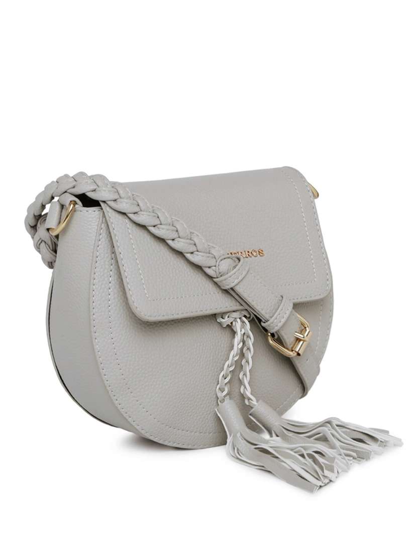 Buy Lino Perros Grey Solid Sling Bag Handbags for Women 8920529 Myntra