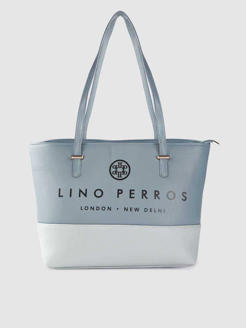 Buy Lino Perros Women Blue Grey Coloublocked Shoulder Bag Handbags for Women 8920653 Myntra