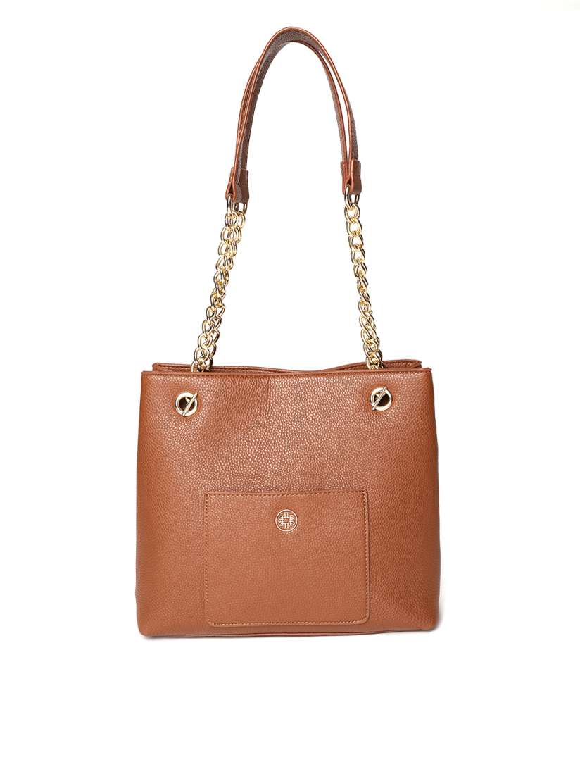Buy Lino Perros Brown Solid Shoulder Bag Handbags for Women 8920713 Myntra