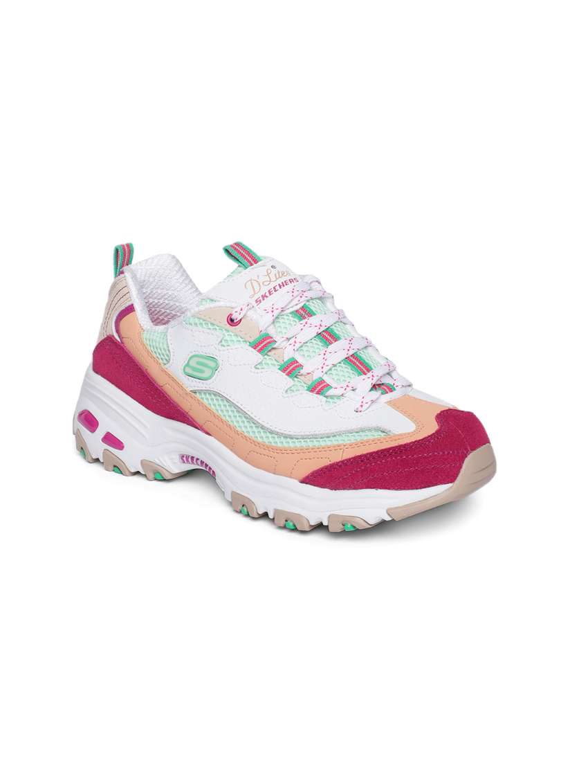 Buy Skechers Women White D LITES SECOND CHANCE Leather Sneakers Casual Shoes for Women 8921925 Myntra