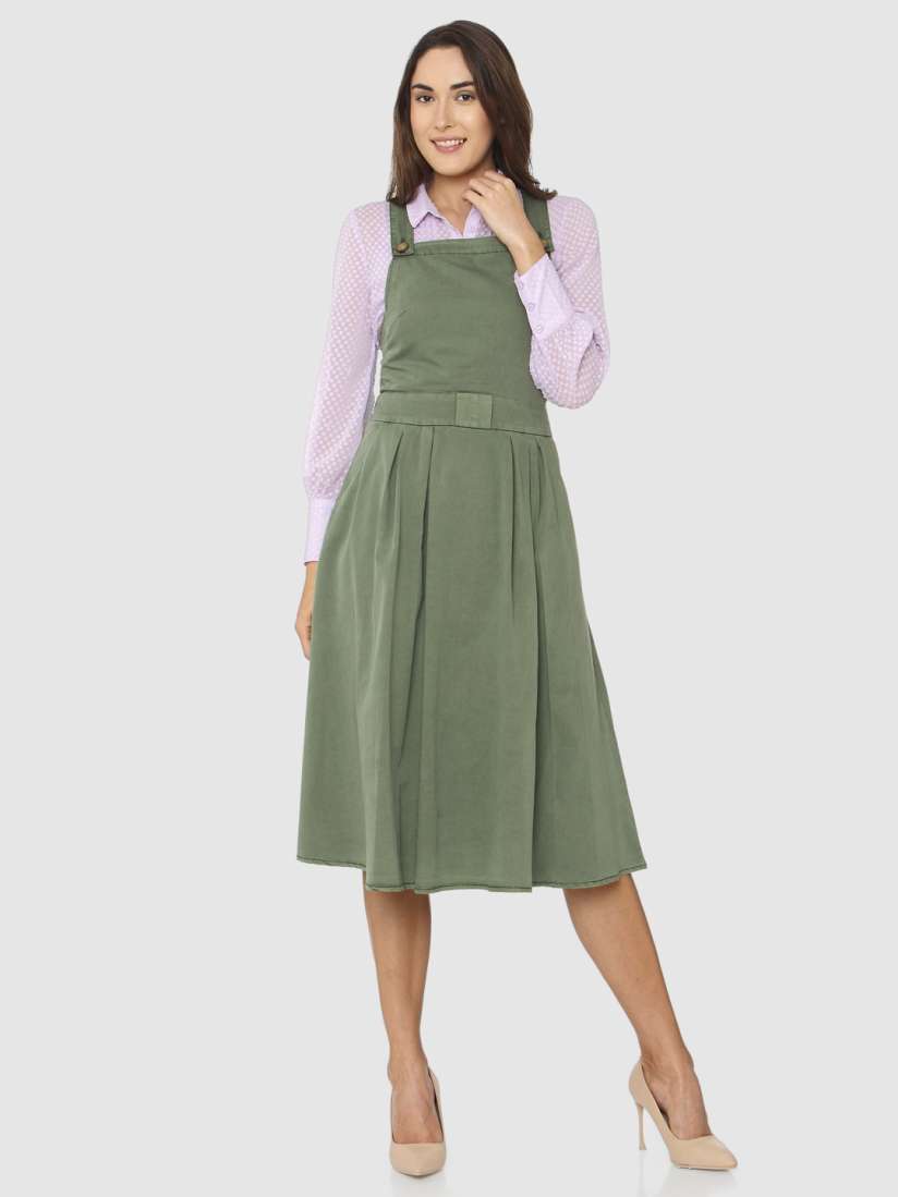 Vero moda pinafore dress outlet