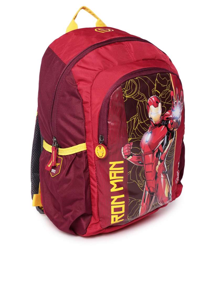 Buy Skybags Boys Red Yellow Iron Man Printed Backpack Backpacks for Boys 8937303 Myntra