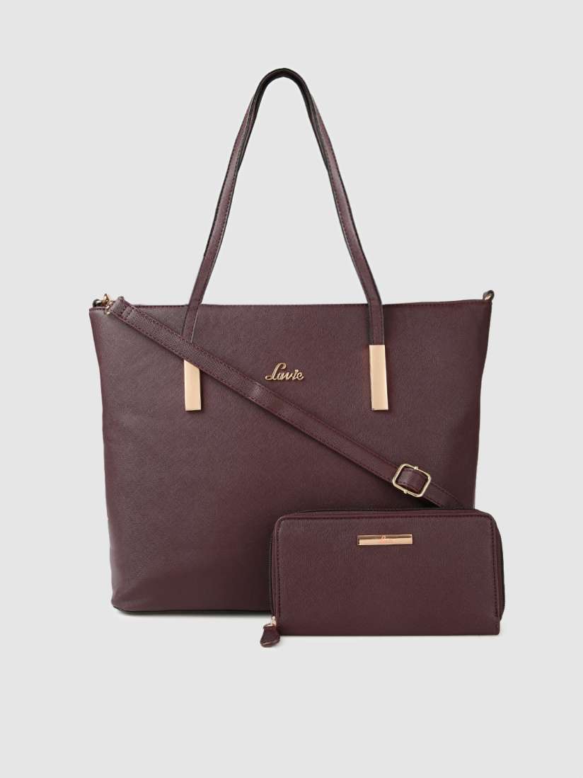 Buy Lavie Brown Solid Shoulder Bag Handbags for Women 8939237 Myntra