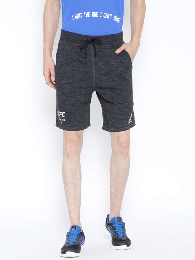 Buy Reebok Men Charcoal Grey UFC FG Fight Week Sports Shorts Shorts for Men 8972835 Myntra