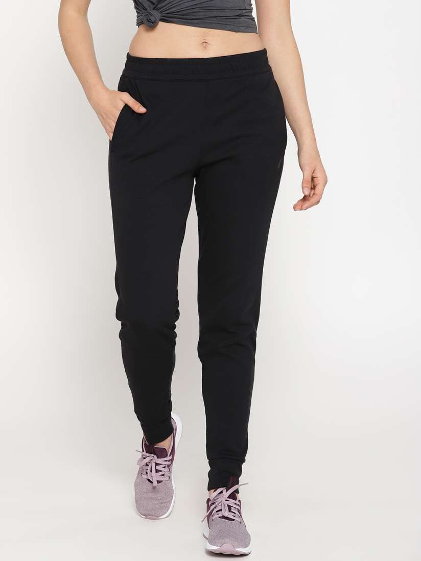 Reebok solid women's track pants clearance