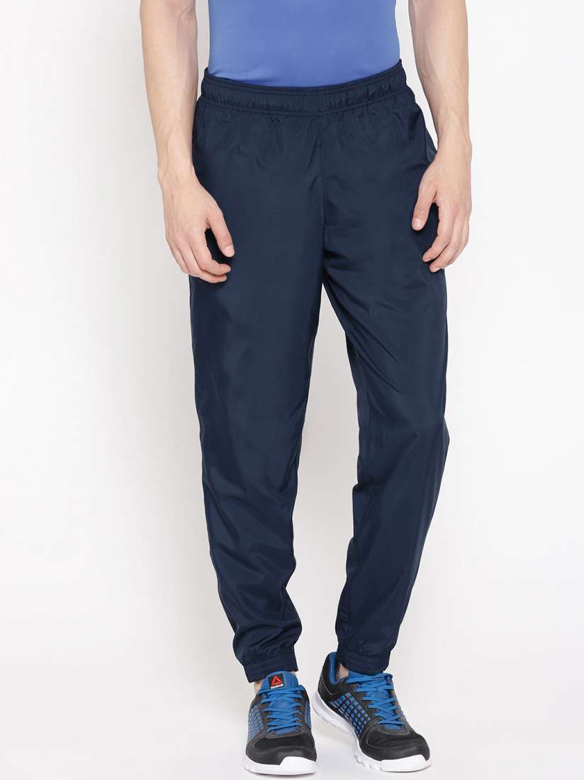 Buy Reebok Men Navy Blue TE Woven C Lined Training Joggers Track Pants for Men 8973131 Myntra