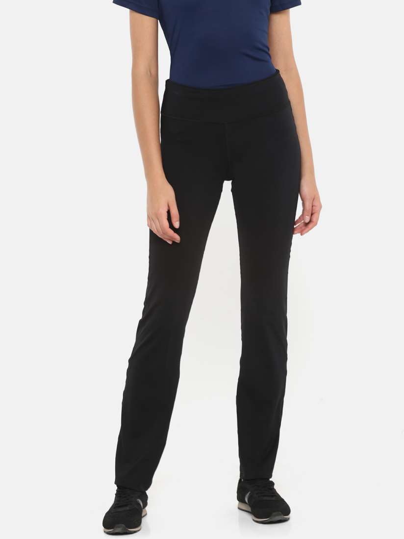 Buy Reebok Women Black Solid Workout Ready Bootcut Training Track Pants Track Pants for Women 8973857 Myntra