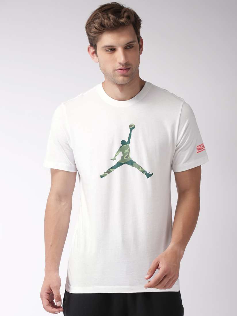 Nike white cotton t shirt deals