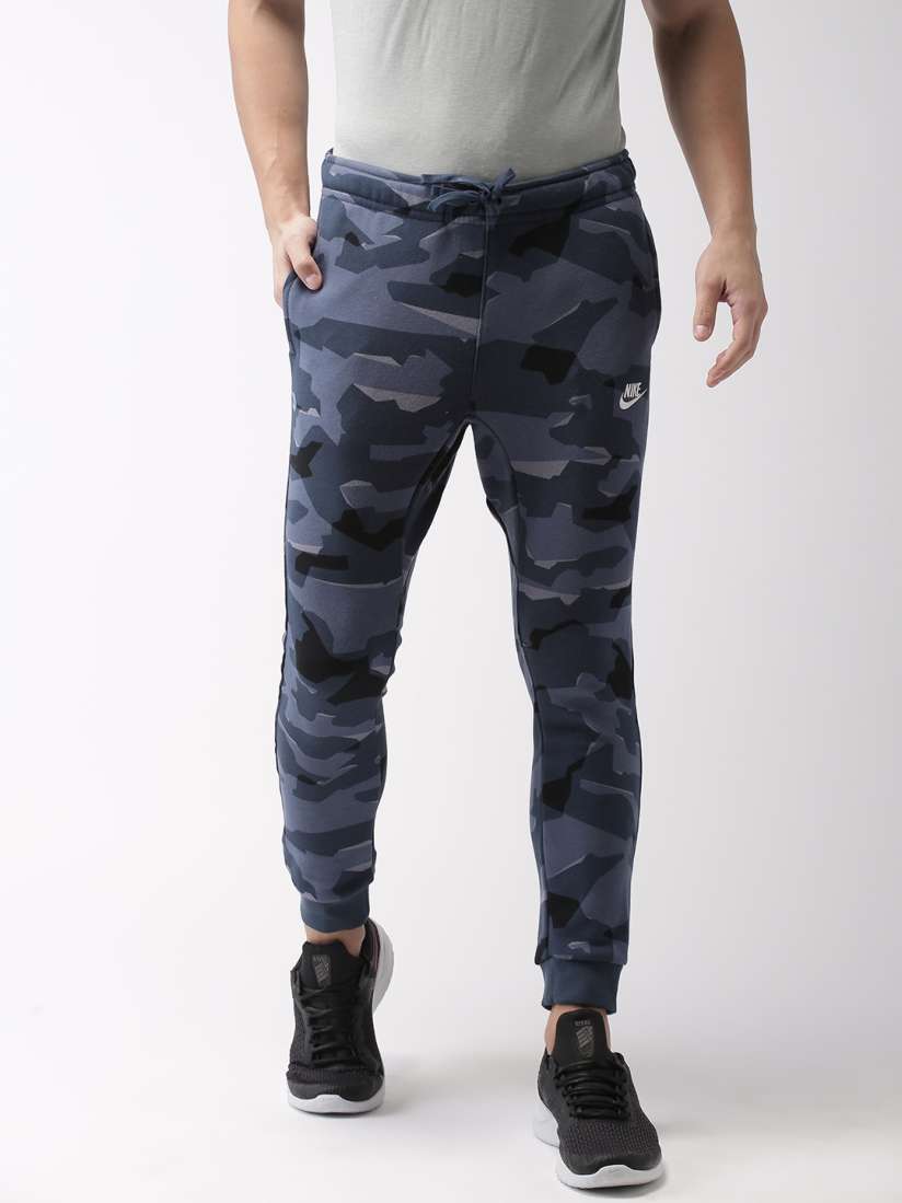 Nike blue camo joggers hotsell