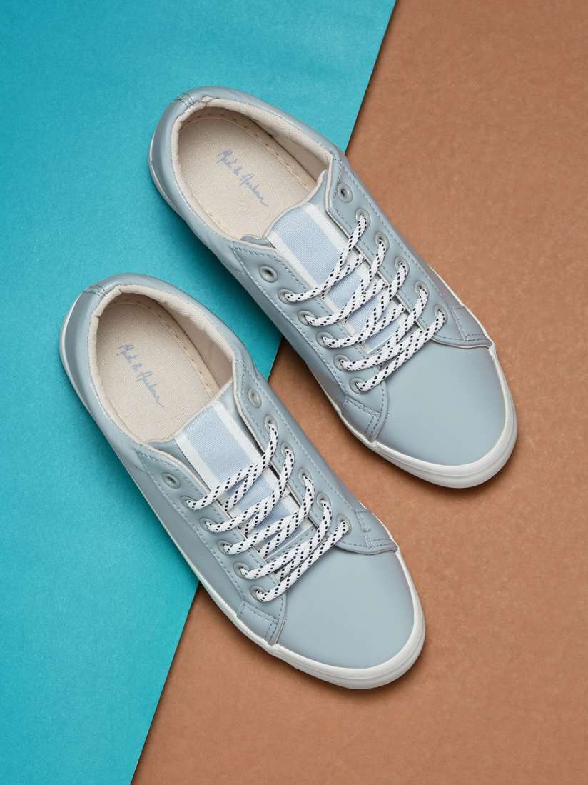 Buy Mast Harbour Women Blue Lace Up Sneakers Casual Shoes for Women 8975499 Myntra