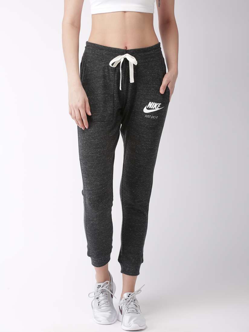 Buy Nike Women Black Standard Fit Gym Vntg Joggers Track Pants for Women 8975637 Myntra