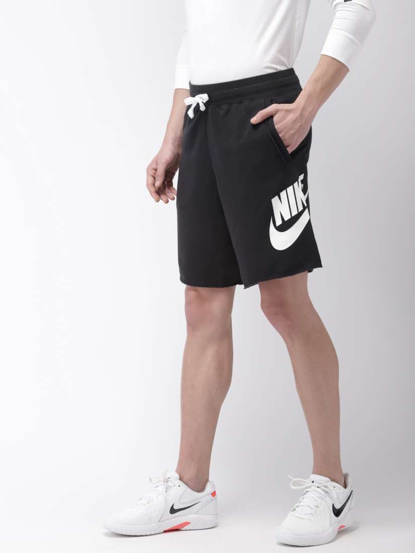Buy Nike Men Black Loose Fit ALUMNI Solid Sports Shorts Shorts for Men 8979569 Myntra