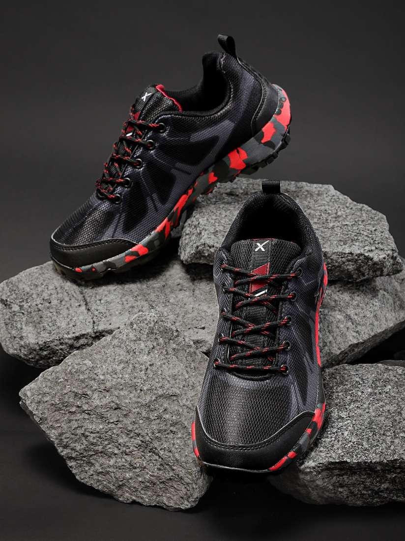 Buy HRX by Hrithik Roshan Men Black Red Out Back Outdoor Shoes Sports Shoes for Men 8988241 Myntra