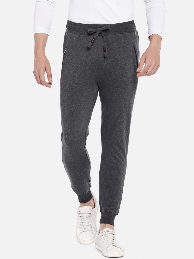 Buy Killer Men Grey Solid Joggers Track Pants for Men 8997357 Myntra
