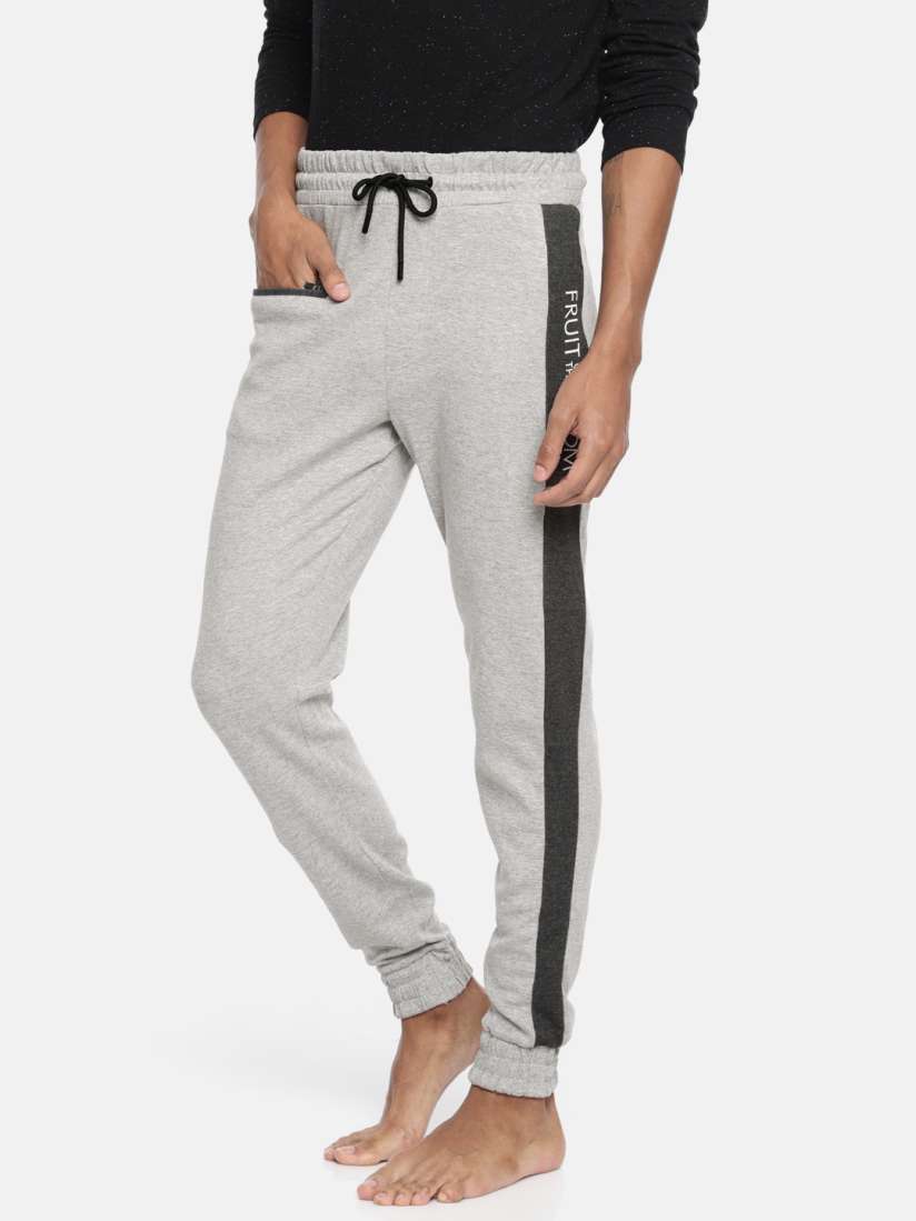 Buy Fruit of the loom Men Grey Melange Lounge Pants MKP07 A1S3 Lounge Pants for Men 9001057 Myntra