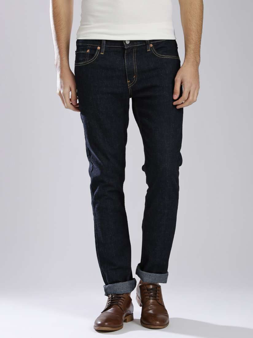 Buy Levis Dark Blue Slim Fit Stretchable Jeans 511 Jeans for Men 900597 Myntra