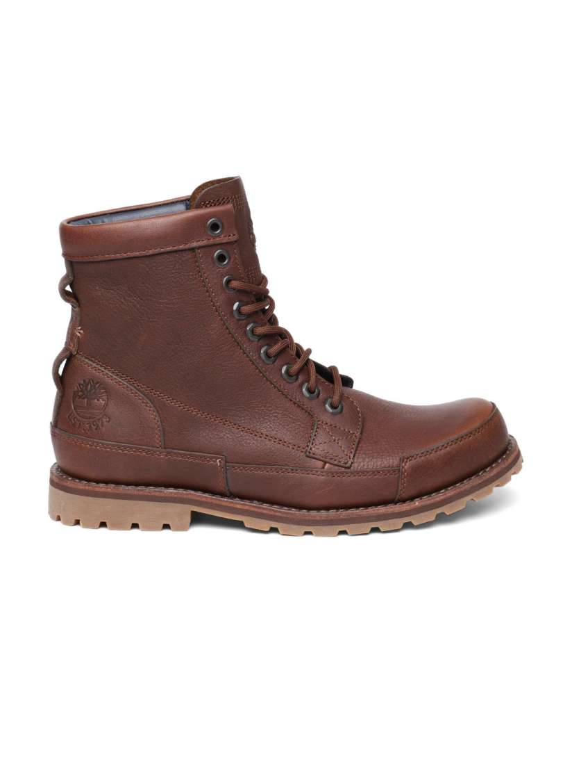 Buy Timberland Men Brown ORIGNL 6 IN Leather High Top Flat Boots Boots for Men 9006497 Myntra