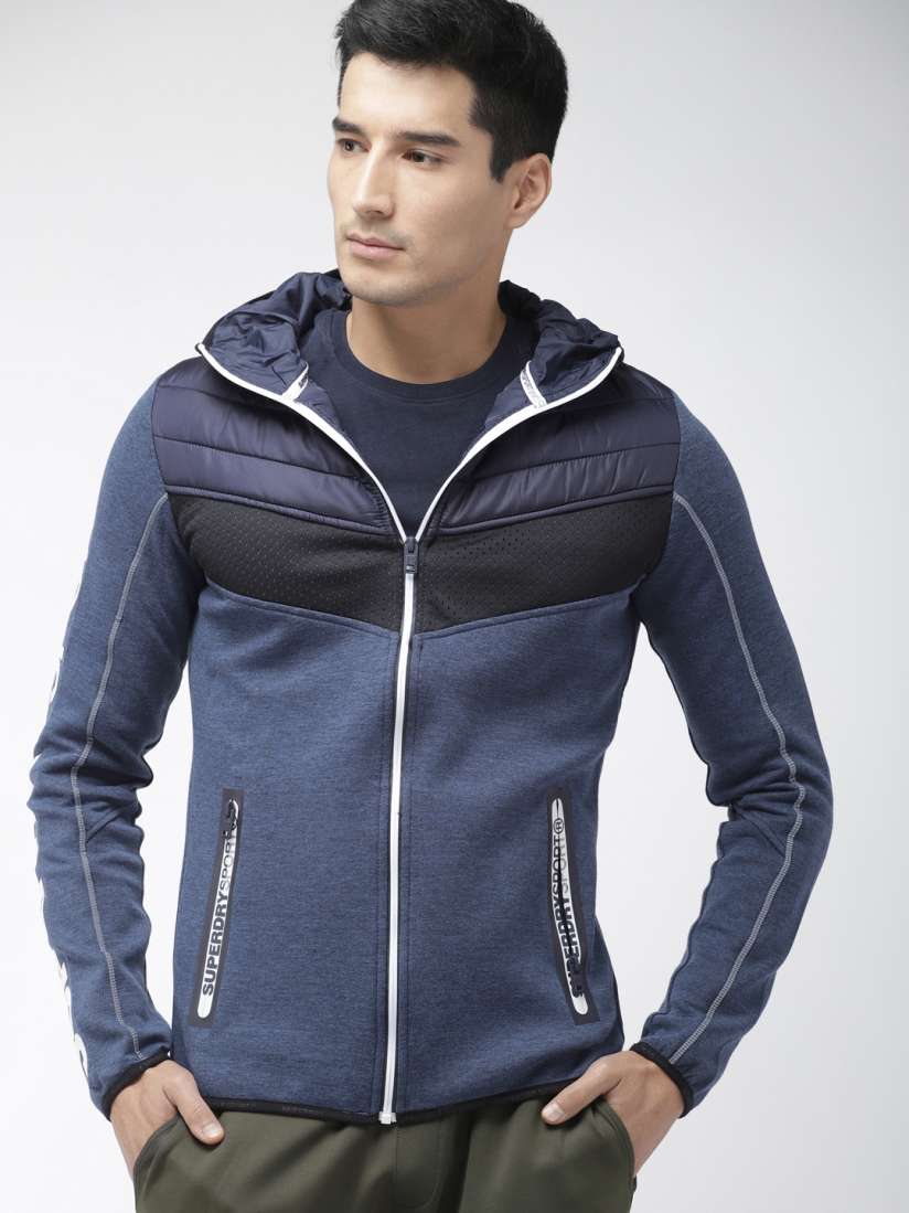Superdry gym tech chevron hybrid top