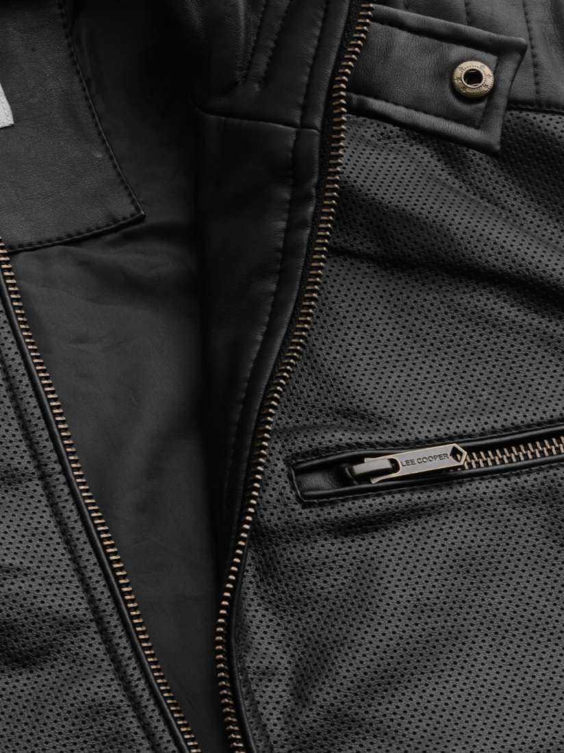 Leather jacket lee cooper online