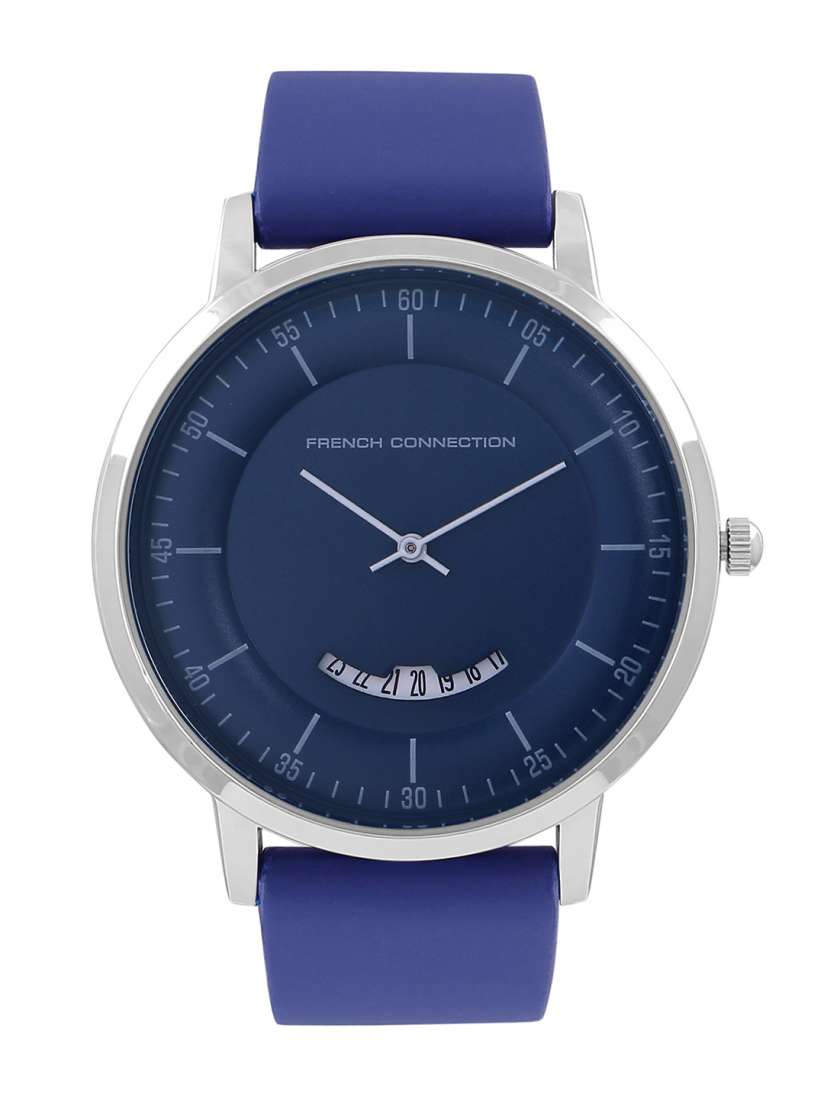 Buy French Connection Men Blue Silver Toned Analogue Watch FCN0002B Watches for Men 9014943 Myntra