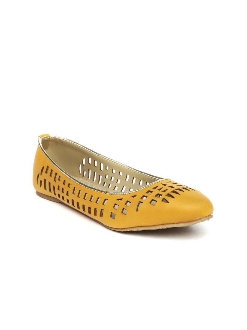 Buy Bata Women Mustard Yellow Flat Shoes Flats for Women 901941 Myntra