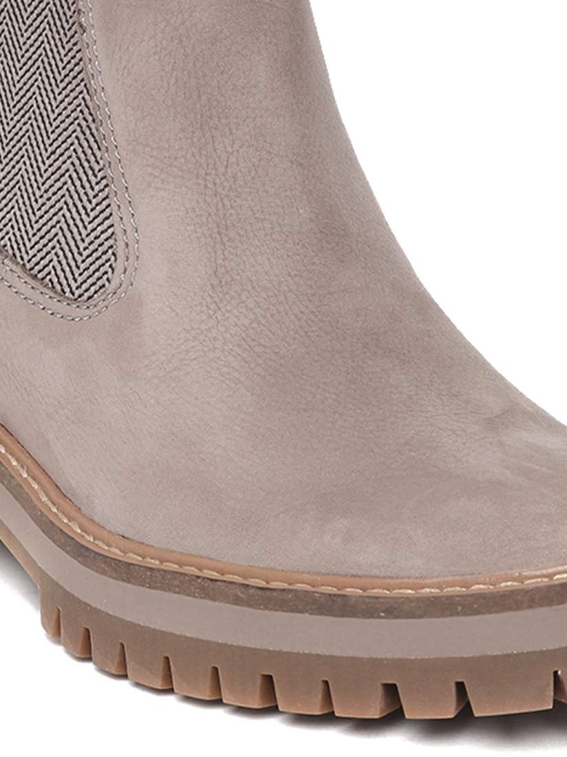 Buy Timberland Women Taupe Courmayeur Valley Leather Casual Chelsea Boots Boots for Women 9022677 Myntra