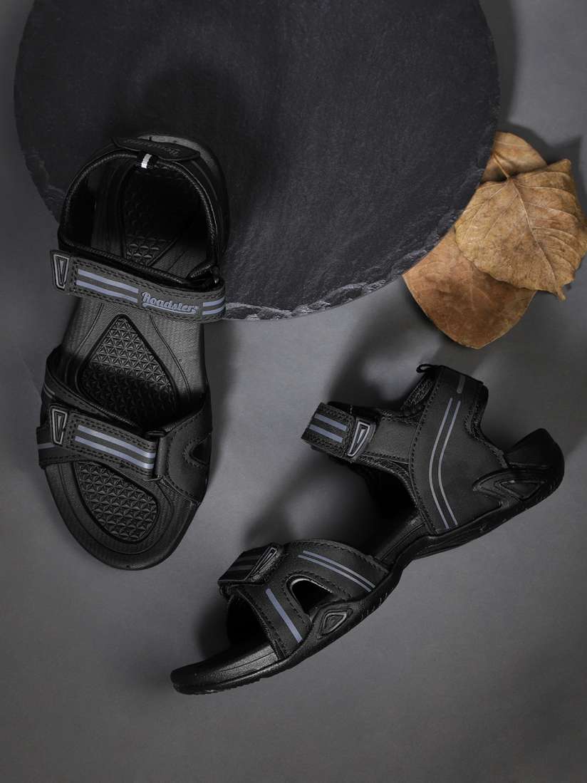Roadster black sandals deals