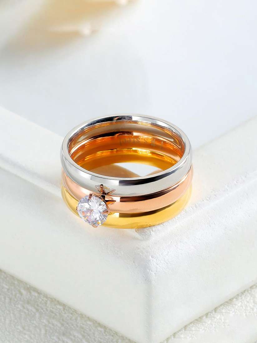 Valentine gift gold ring outlet