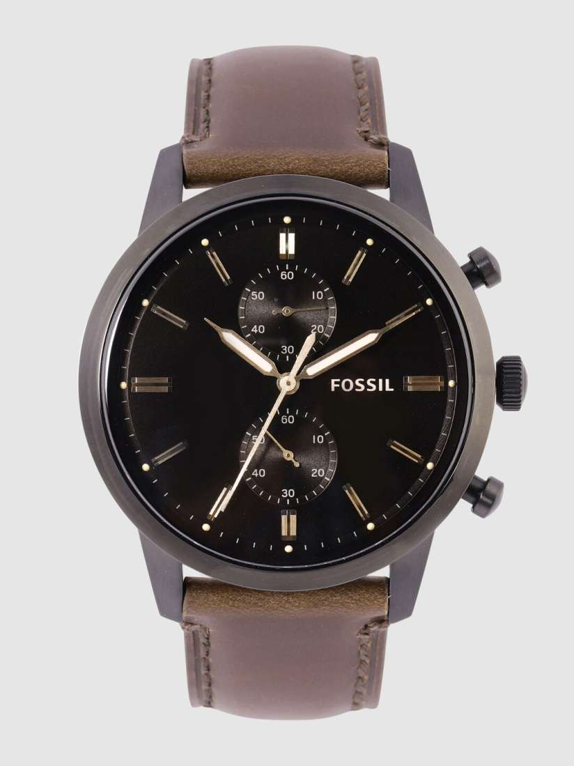 Buy Fossil 44MM Townsman Men Brown Analogue Watch FS5437 Watches for Men 9036689 Myntra