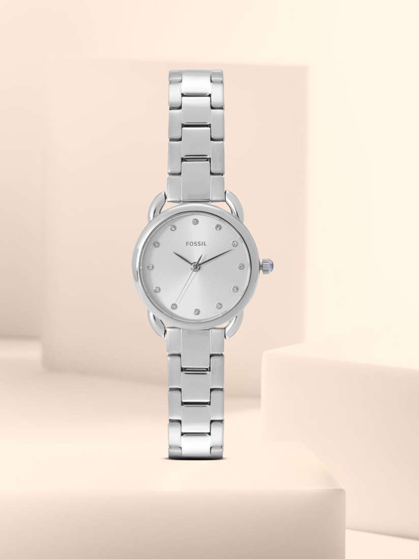 Buy Fossil TAILOR MIN Women Silver Analogue Watch ES4496 Watches for Women 9037791 Myntra