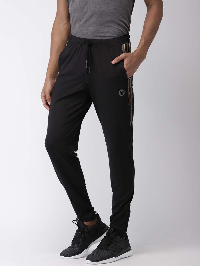 Buy 2GO Men Black Solid Running Track Pants Track Pants for Men 9041393 Myntra