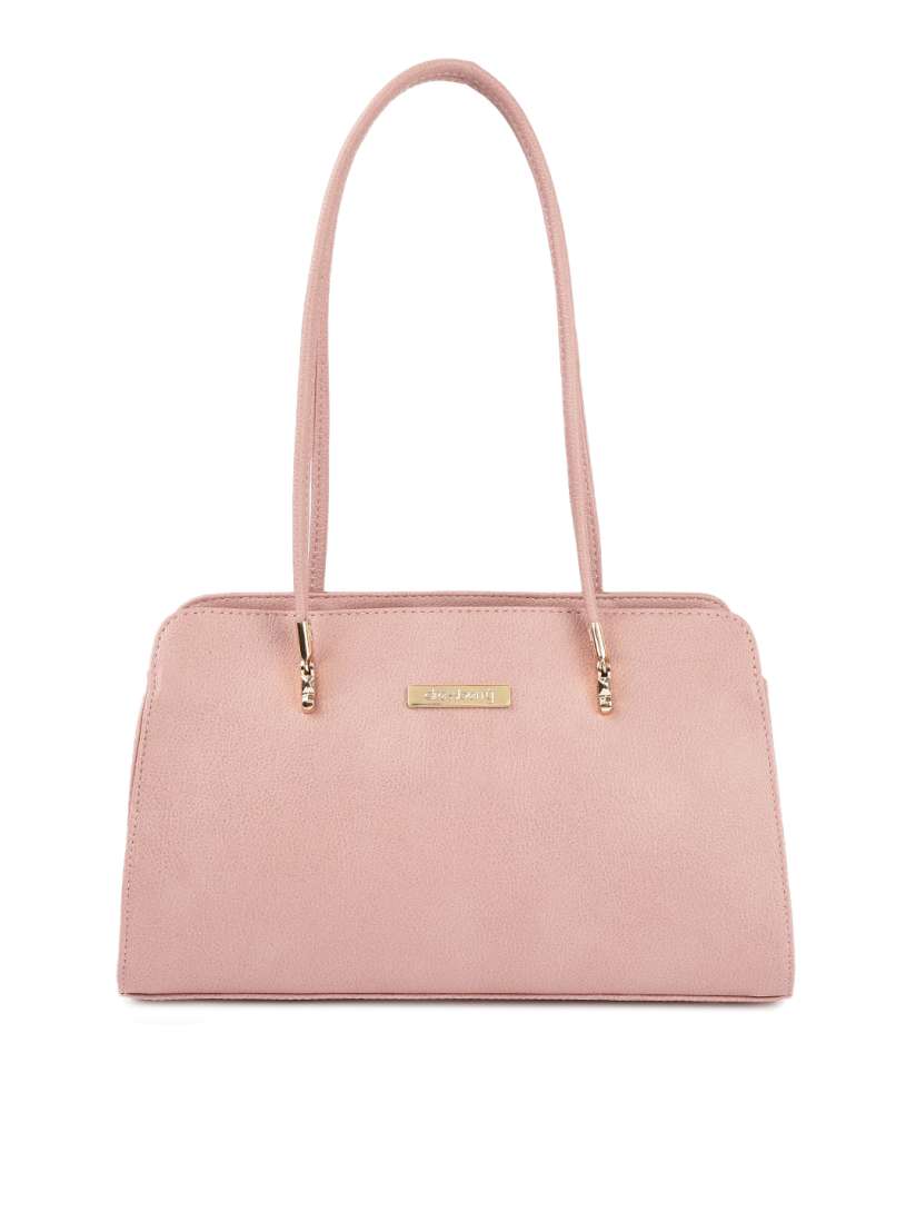 Buy DressBerry Pink Solid Shoulder Bag Handbags for Women 9044977 Myntra