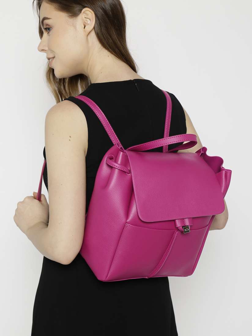 Buy CARPISA Women Pink Solid Backpack Backpacks for Women 9052619 Myntra
