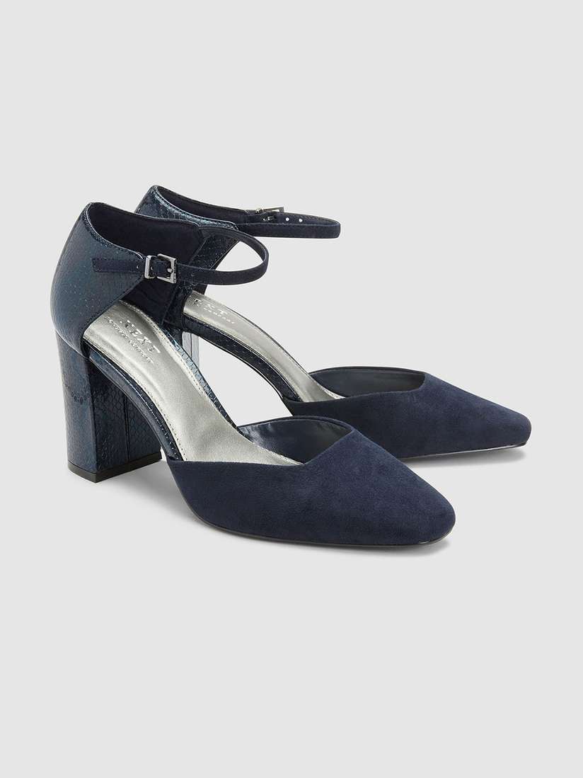 Buy next Women Navy Blue Solid Pumps Heels for Women 9054247