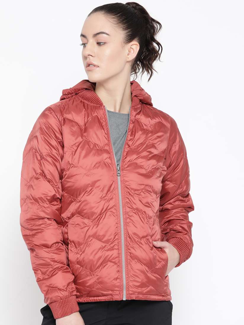 Buy Columbia Women Rust Orange Hillsdale Spring Hooded Reversible Hiking Jacket Jackets for Women 9065931 Myntra