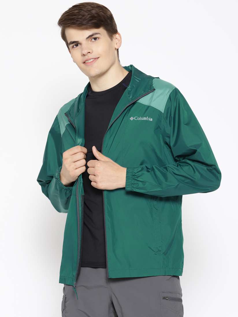 Columbia windbreaker green best sale