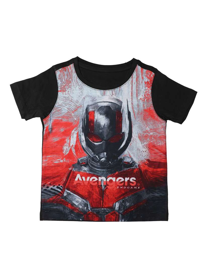 Buy Marvel by Wear Your Mind Boys Grey Iron Man Printed Round Neck