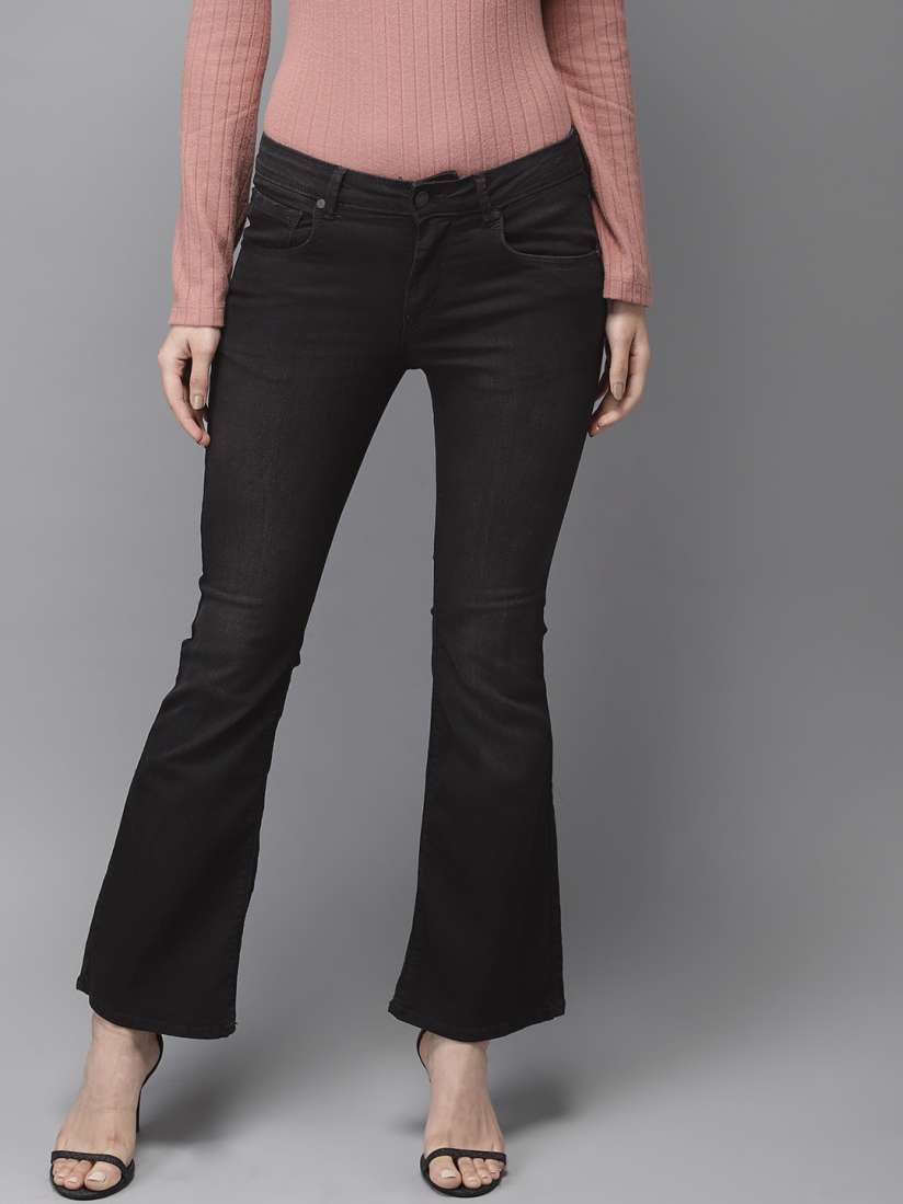 Flared jeans myntra on sale
