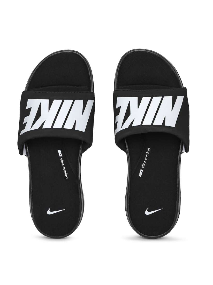 Buy Nike Men Black White Printed Ultra Comfort 3 Sliders Flip Flops for Men 9082503 Myntra