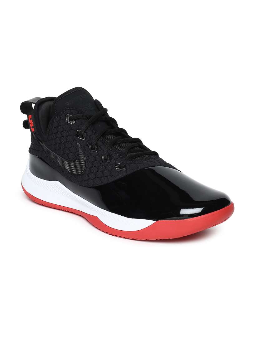 Buy Nike Men Black LEBRON WITNESS III PRM Mid Top Basketball Shoes Sports Shoes for Men 9082561 Myntra