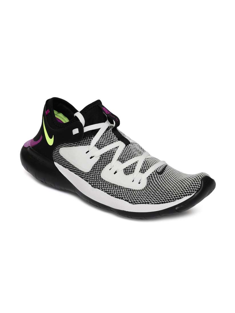 Buy Nike Men Black White Flex 2019 RN Running Shoes Sports Shoes for Men 9082751 Myntra