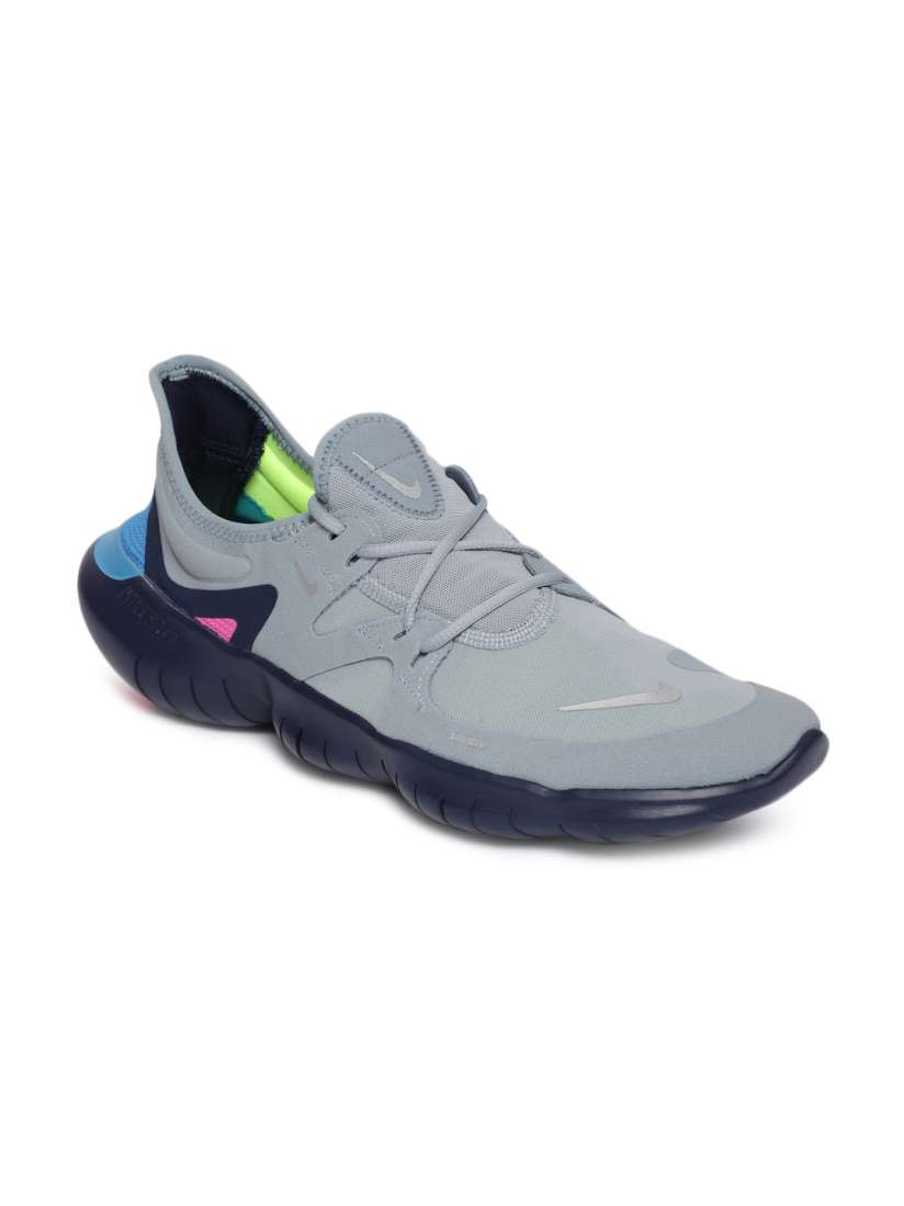 Buy Nike Men Grey Blue Free RN 5.0 Running Shoes Sports Shoes for Men 9082875 Myntra