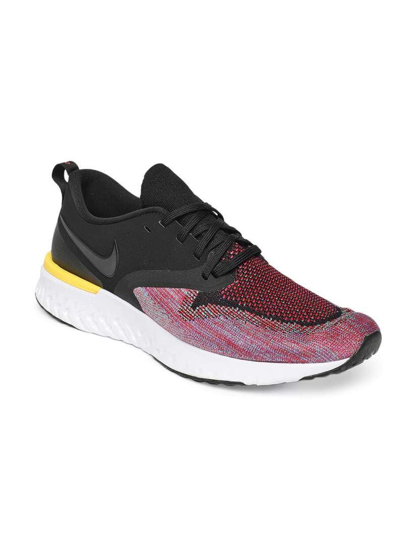 Buy Nike Black And Pink Men Odyssey React Flyknit 2 Running Shoes Sports Shoes for Men 9082915 Myntra