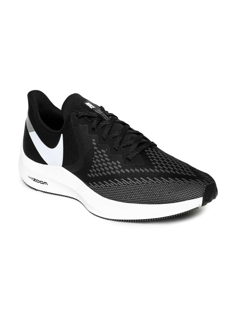 Buy Nike Men Black ZOOM WINFLO 6 Running Shoes Sports Shoes for Men 9082961 Myntra