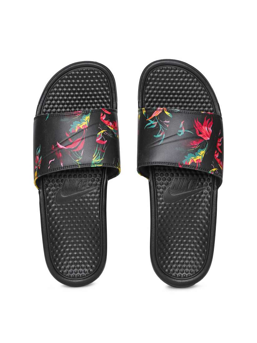 Buy Nike Men Multicoloured BENASSI JDI Printed Sliders Flip Flops for Men 9083033 Myntra